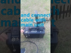 Militer Handheld Drone Jammer Directional Satu orang dioperasikan