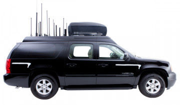 20MHz 6000MHz Wireless Communication Vehicle Mounted Jammer Bekerja 8 Jam